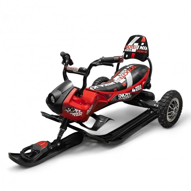 Электроснегокат Snow Razor Moto Pro (черно-красный)