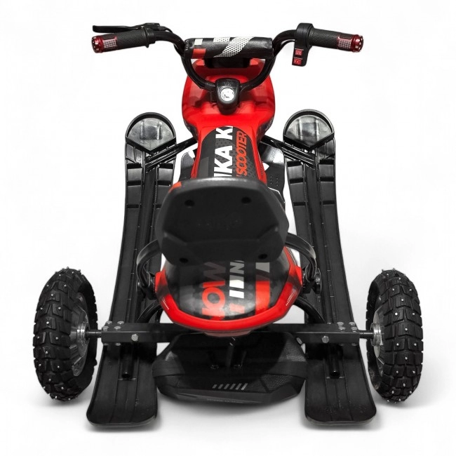 Электроснегокат Snow Razor Moto Pro (черно-красный)