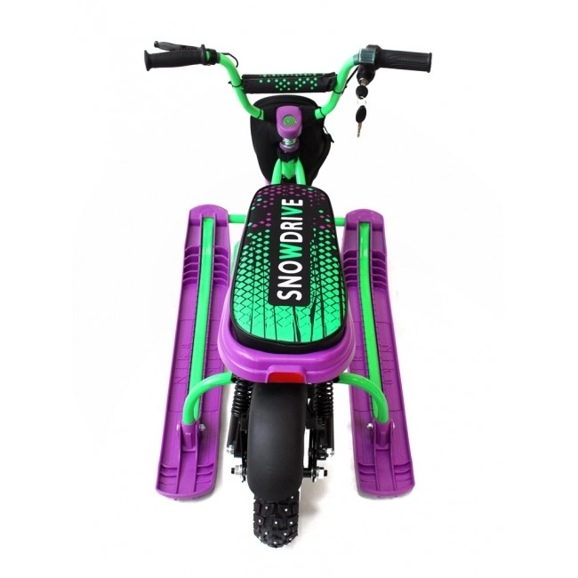 Электроснегокат Snow Razor One (фиолетово-зеленый)