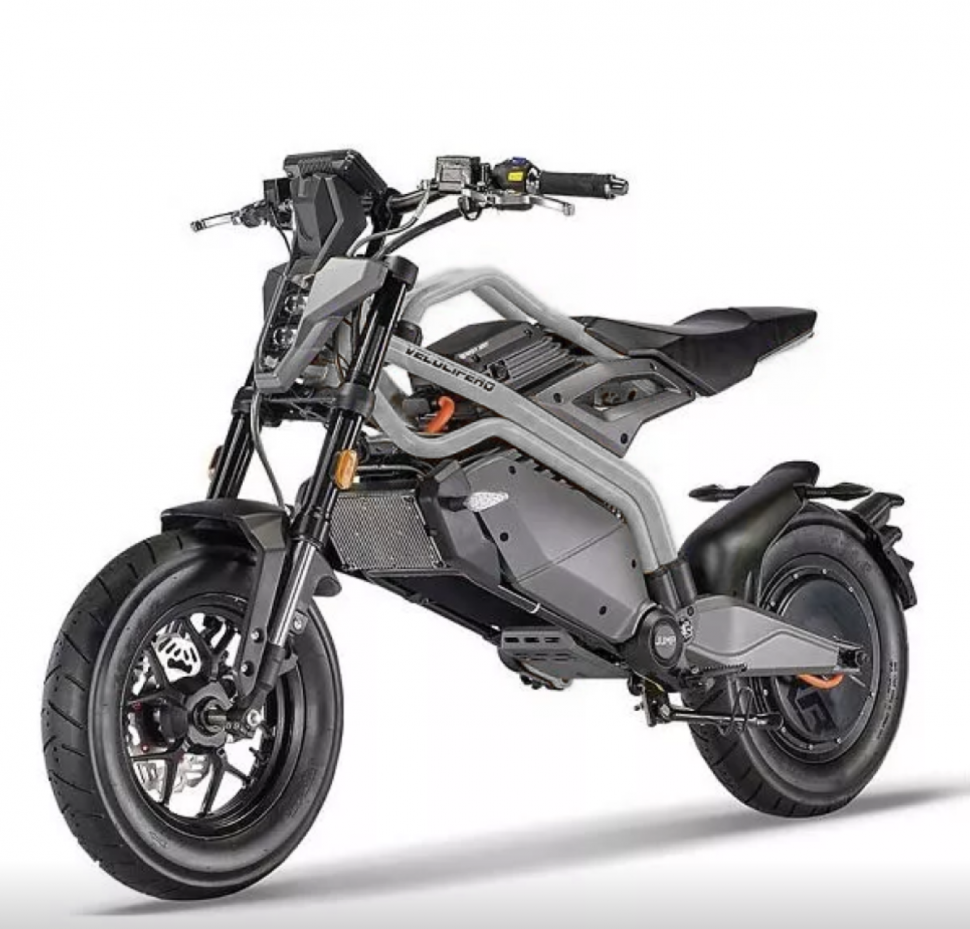 Электромотоцикл Velocifero JUMP (72V/50Ah) - Grey