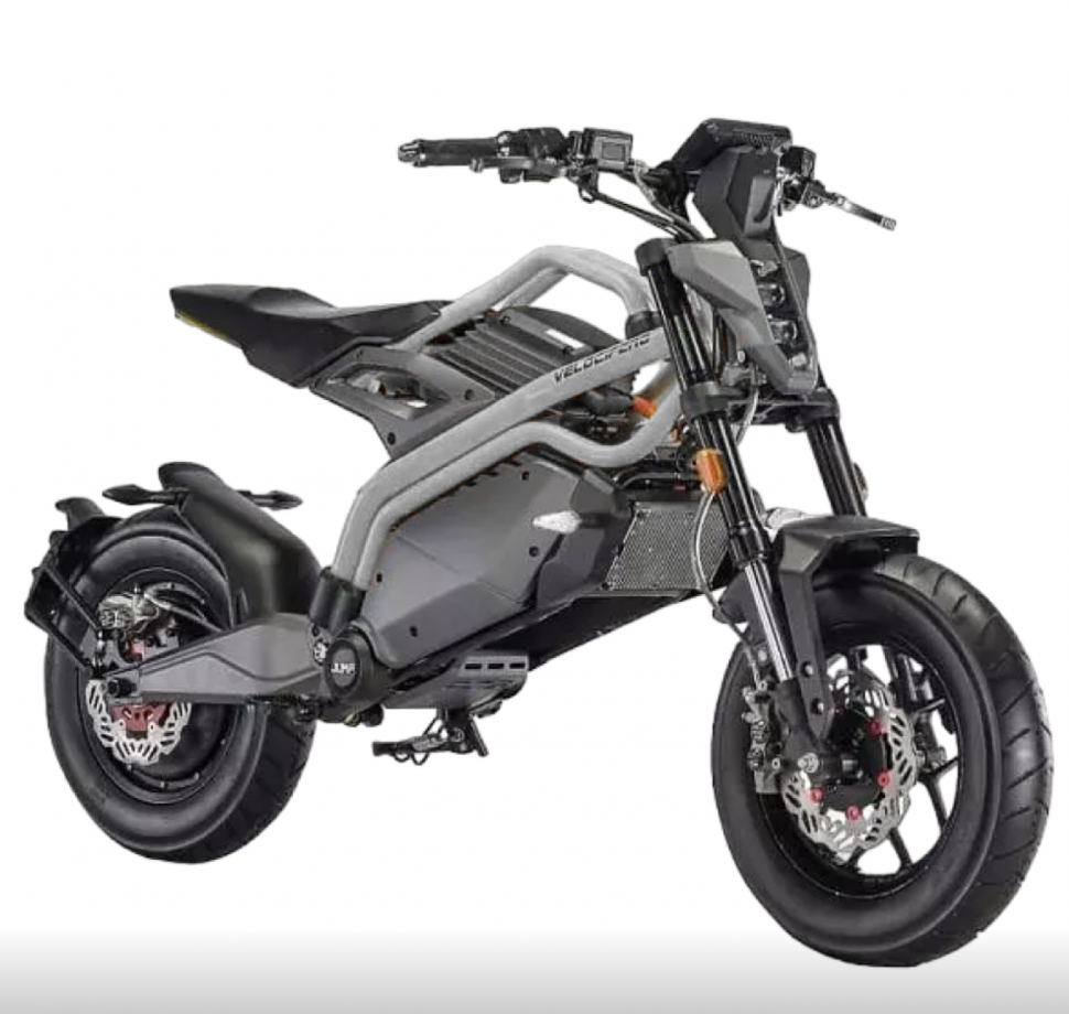 Электромотоцикл Velocifero JUMP (72V/50Ah) - Grey