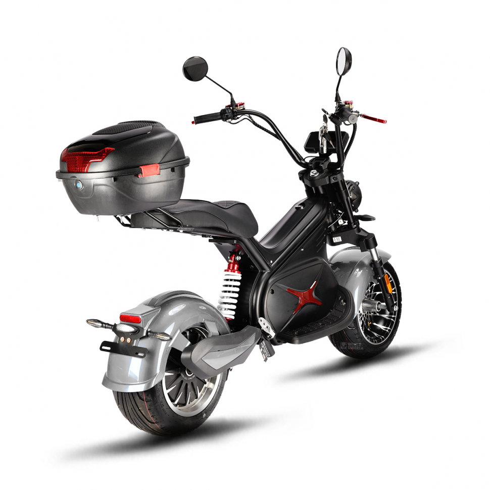 Электроскутер WHITE SIBERIA BLACK SEA (SILVER) 5000W