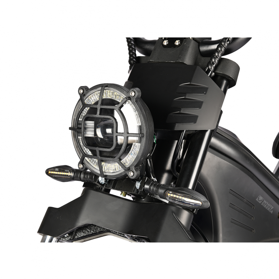 Электроскутер WHITE SIBERIA BLACK SEA (BLUE) 5000W