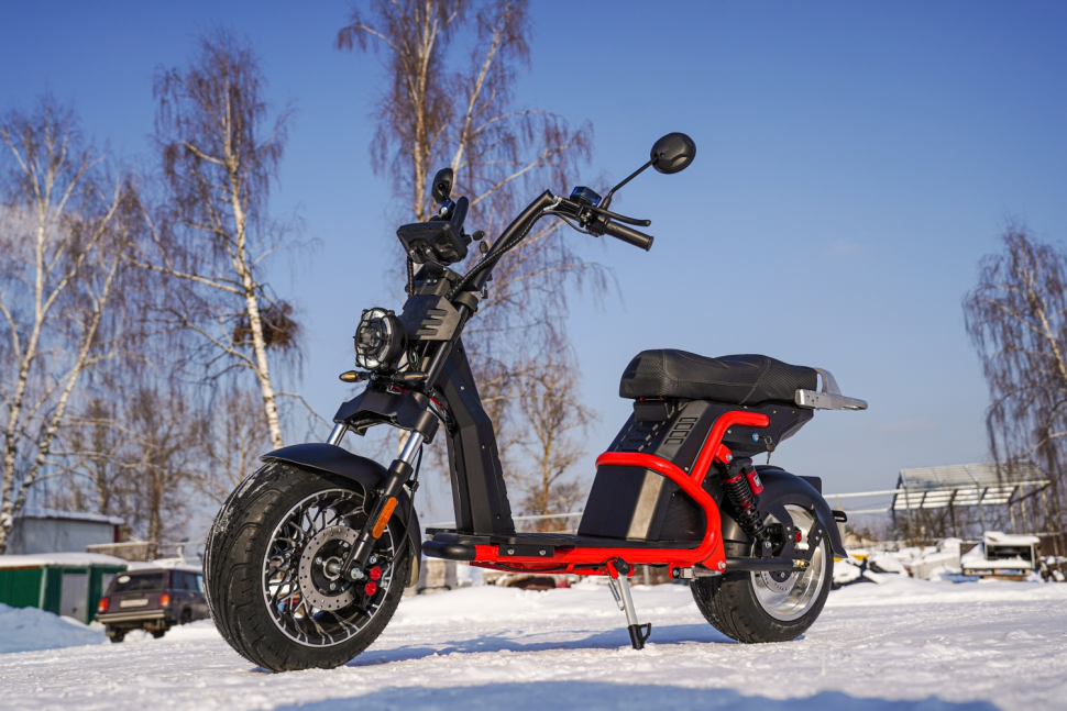 Электроскутер WHITE SIBERIA PRO BLACK EDITION 5000W